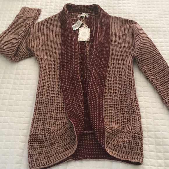 Pink Rose cardigan - Picture 1 of 5